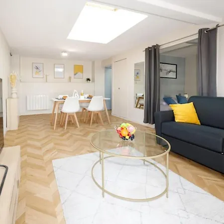 T2 Cozy Proche Du Centre Avec Canape Lit - 51blatin Apartment *