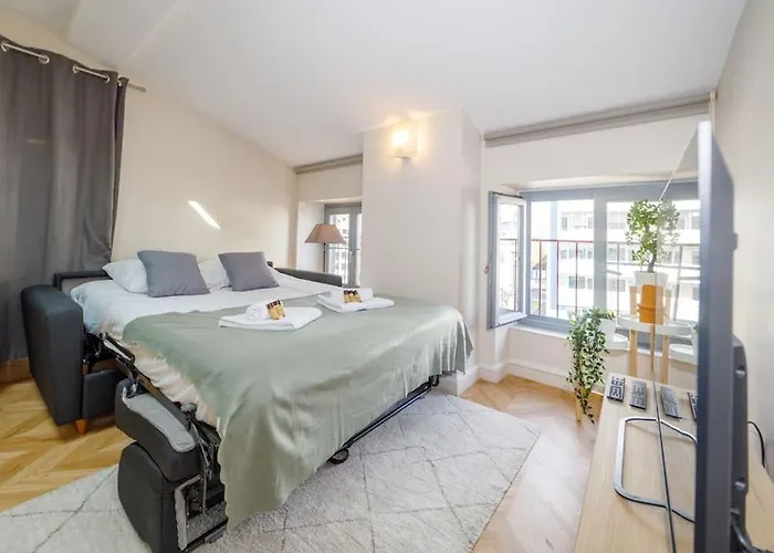 T2 Cozy Proche Du Centre Avec Canapé Lit - 51blatin *