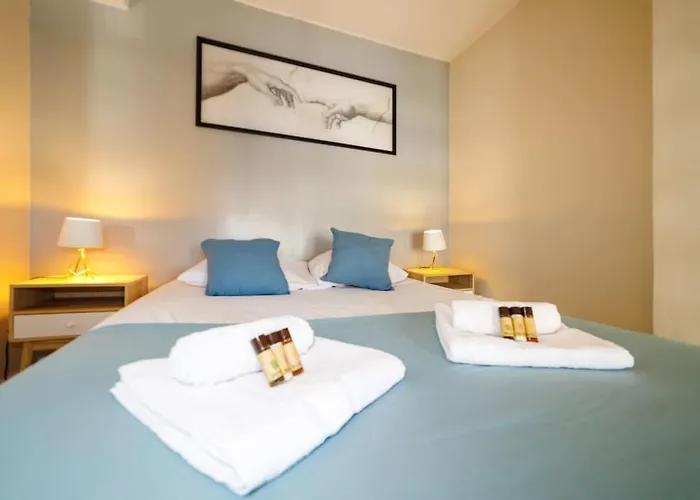 Appartement T2 Cozy Proche Du Centre Avec Canapé Lit - 51blatin *