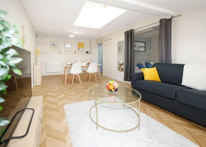 T2 Cozy Proche Du Centre Avec Canapé Lit - 51blatin Appartement *